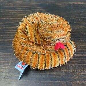 Ganz Webkinz Tiger Snake Plush‎ No Code Stuffed Animal Toy Orange Black Striped
